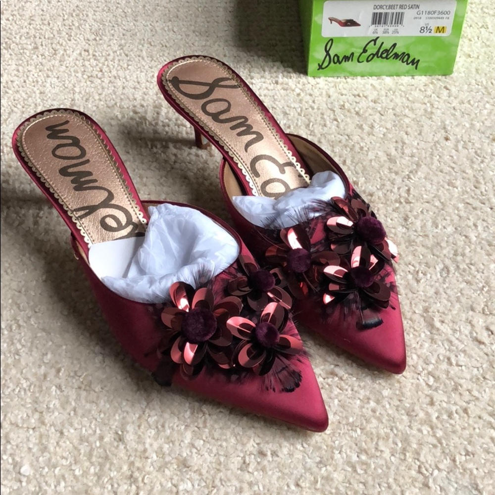 Sam Edelman Dorcy satin mules